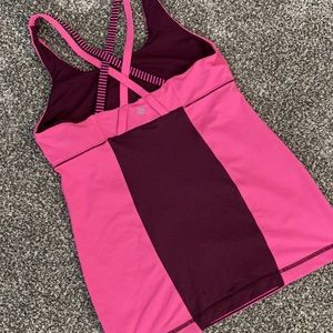 Lululemon pink tank top